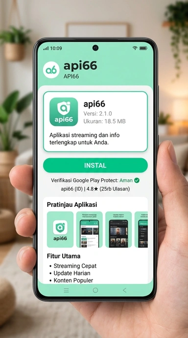 Tampilan halaman APK api66