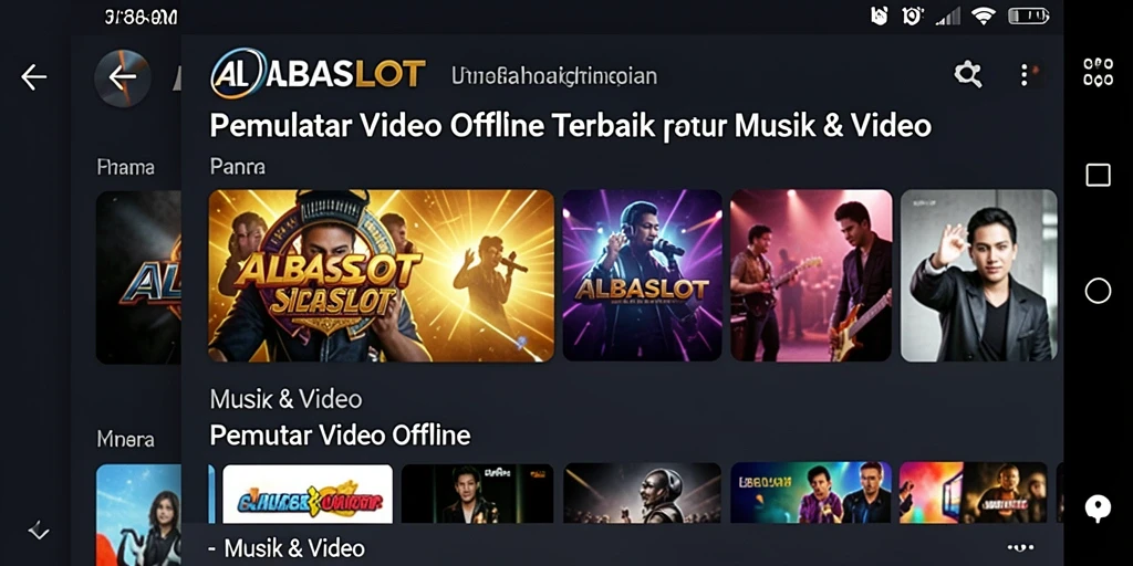 Antarmuka ALBASLOT yang sederhana dan fungsional.